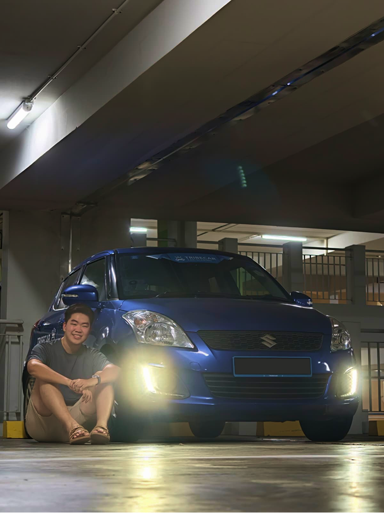 Bryan Tan with a Tribecar